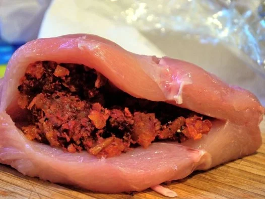 Rind trifft Ziege und das in Rotweinsauce, dazu roter Reis und gebratener Rosenkohl - Rezept - Bild Nr. 12