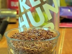 Rind trifft Ziege und das in Rotweinsauce, dazu roter Reis und gebratener Rosenkohl - Rezept - Bild Nr. 13