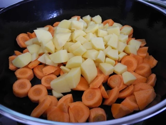 Vegan : Bunter Gemüse - Kürbis - Eintopf - Rezept - Bild Nr. 5