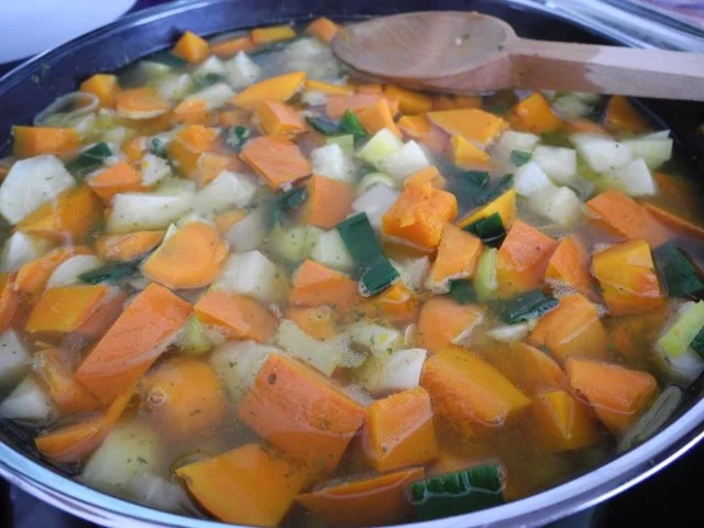 Vegan : Bunter Gemüse - Kürbis - Eintopf - Rezept - Bild Nr. 8