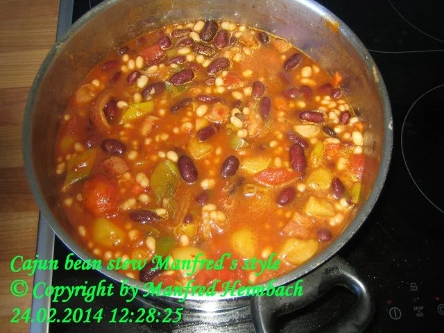 Eintopf – Cajun bean stew Manfred’s style - Rezept - Bild Nr. 2