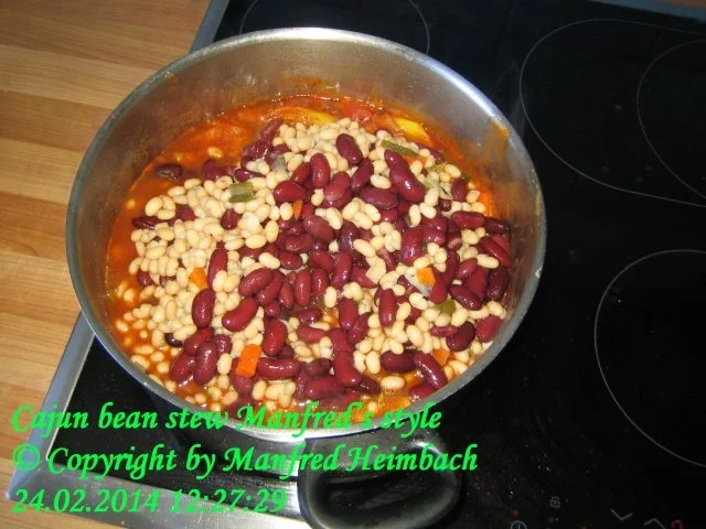 Eintopf – Cajun bean stew Manfred’s style - Rezept - Bild Nr. 3