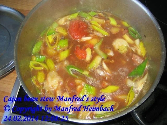 Eintopf – Cajun bean stew Manfred’s style - Rezept - Bild Nr. 4