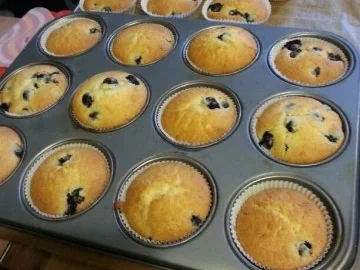 Rezept: Blaubeermuffins Bild Nr. 3 Blaubeermuffins - Rezept - Bild Nr. 3
