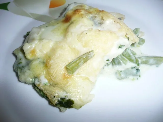 Lasagne mit Bohnen, Spinat und Frischkäse - Rezept - Bild Nr. 2