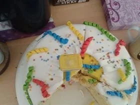 Motivtorte  mit Zitronen - Mascarponecreme - "Faschingstorte" - Rezept - Bild Nr. 15