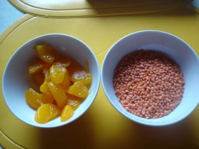 Lachsfilet mit roten Linsen und rote Bete - Rezept - Bild Nr. 3