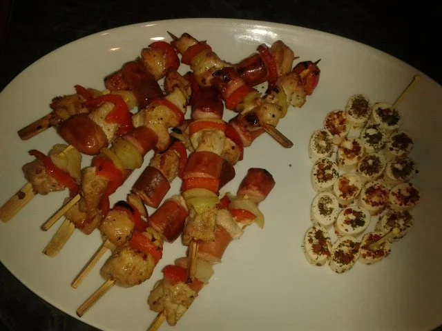 Rezept: kleine Spießchen kleine Spießchen - Rezept