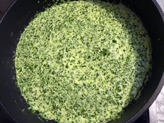 Rezept: Gnocci mit Spinatsahnesoße (Nudeln) Bild Nr. 2 Gnocci mit Spinatsahnesoße (Nudeln) - Rezept - Bild Nr. 2