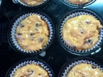 Erdnussbutter-Bananen Muffins - Rezept - Bild Nr. 5