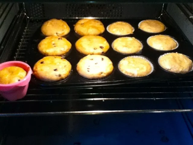 Erdnussbutter-Bananen Muffins - Rezept - Bild Nr. 6