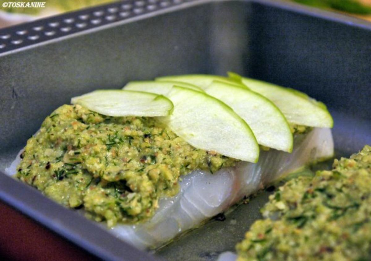 Skrei unter Apfel-Fenchel-Haube mit Gremolata-Tomaten - Rezept - Bild Nr. 10