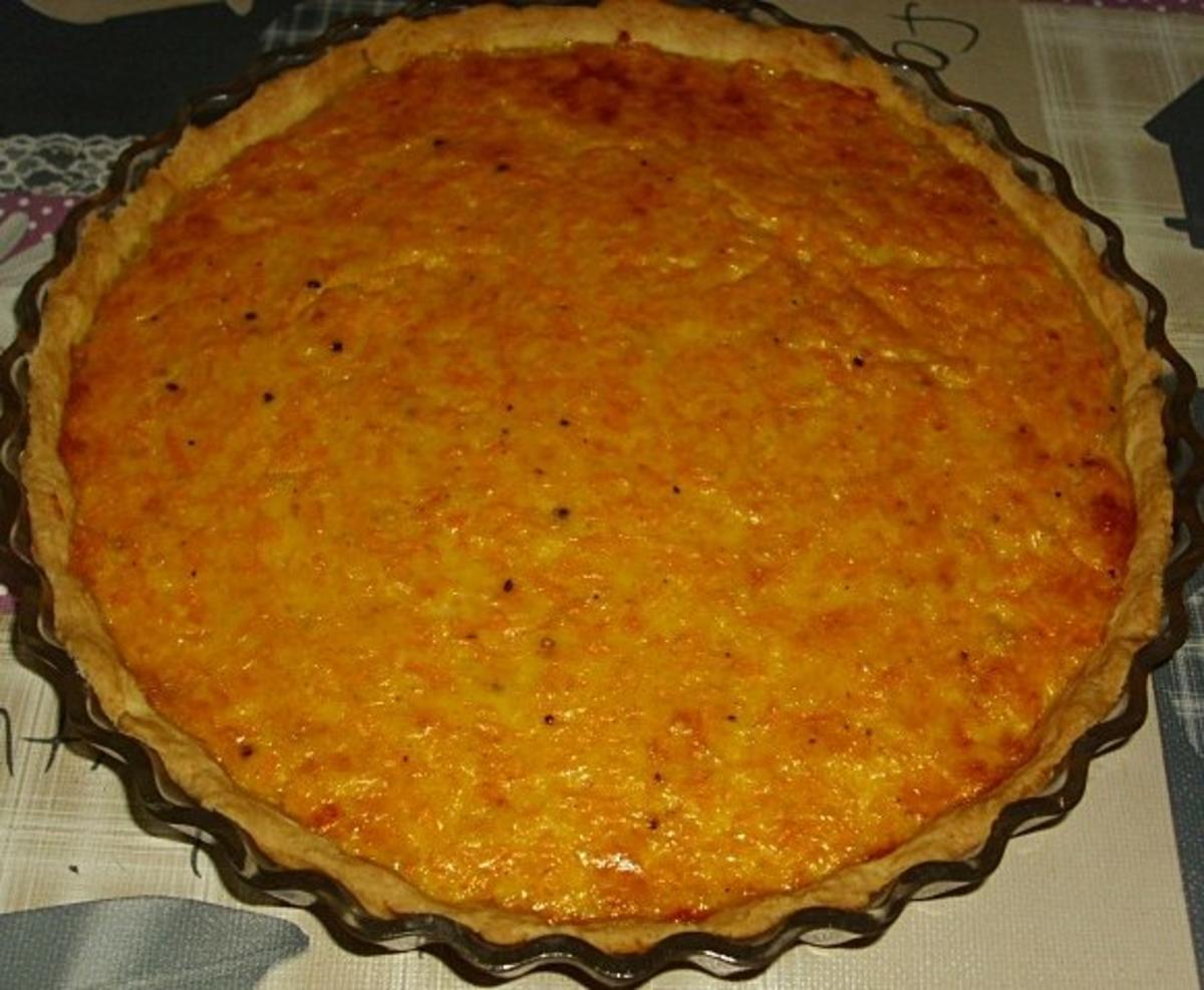 Käse Möhren Quiche - Rezept mit Bild - kochbar.de