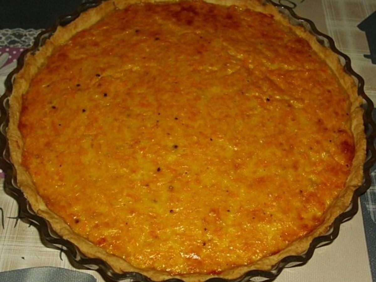 Käse Möhren Quiche - Rezept mit Bild - kochbar.de