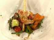 Yakitori vom Perlhuhn mit Thailauch-Ingwersalat (Karl Dall) - Rezept