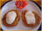 Kartoffelrösti mit Mozzarella und Tomatensalat - Rezept