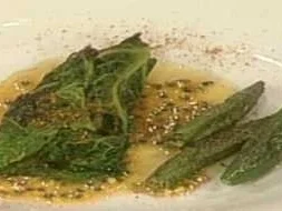 Praline vom Erpel mit Maracuja und Okraschoten (Joy Fleming) - Rezept