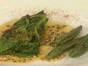 Praline vom Erpel mit Maracuja und Okraschoten (Joy Fleming) - Rezept