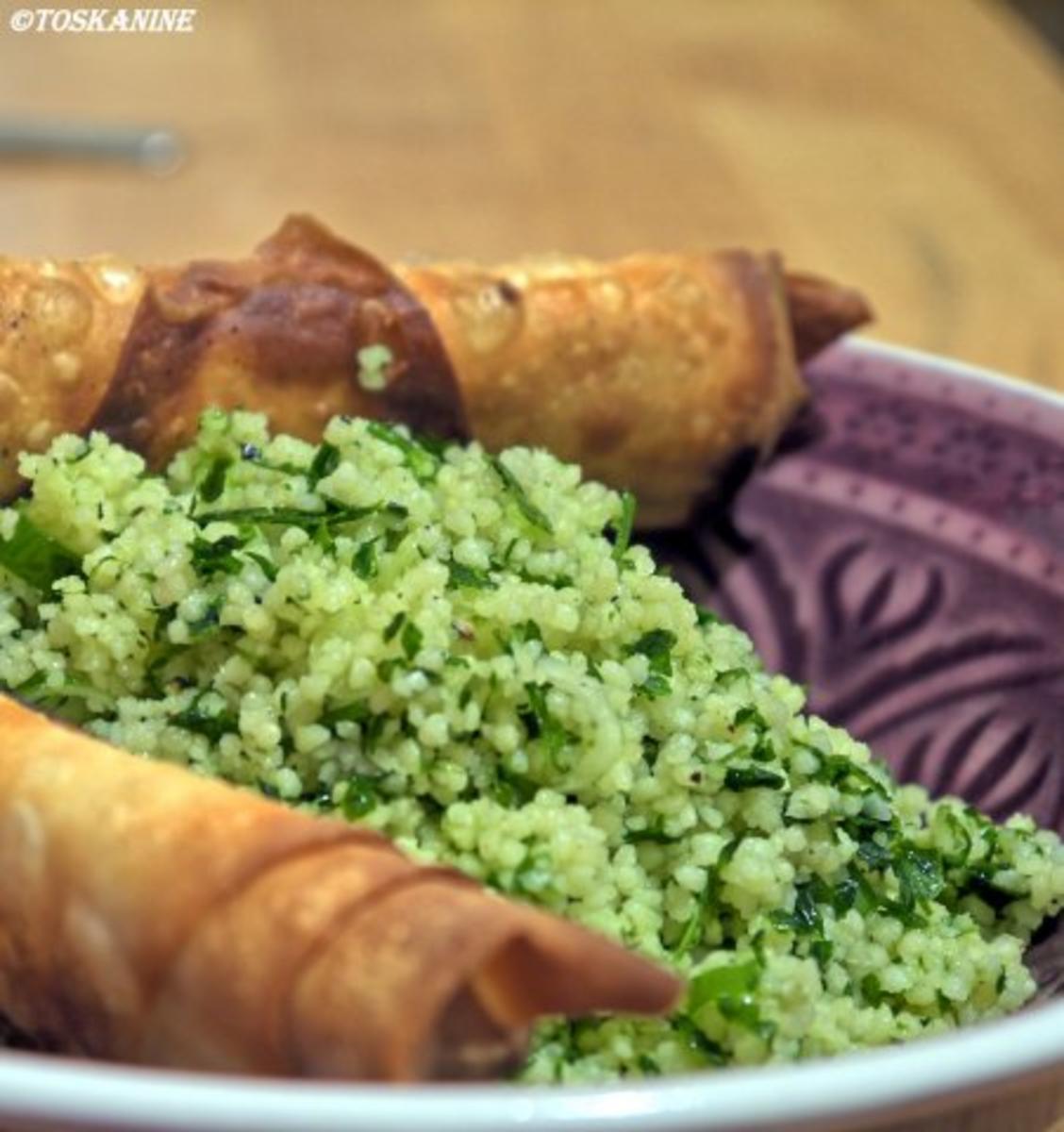 Tabouleh mit Sigara Börek - Rezept