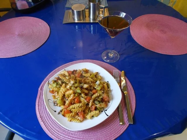 Vegetarisch: Harissa-Nudelpfanne - Rezept - Bild Nr. 9