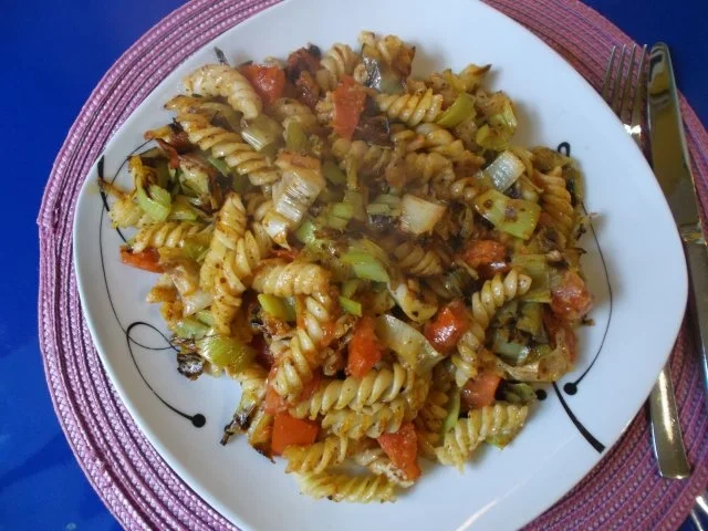 Vegetarisch: Harissa-Nudelpfanne - Rezept - Bild Nr. 12