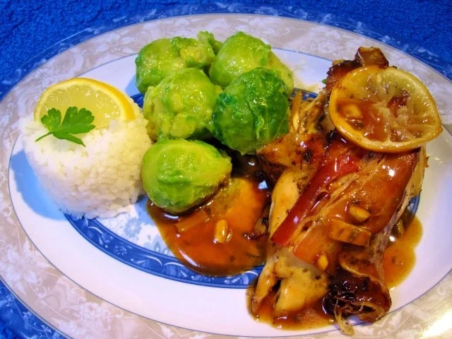 Erneuerte Reste vom Grillhähnchen - Rezept