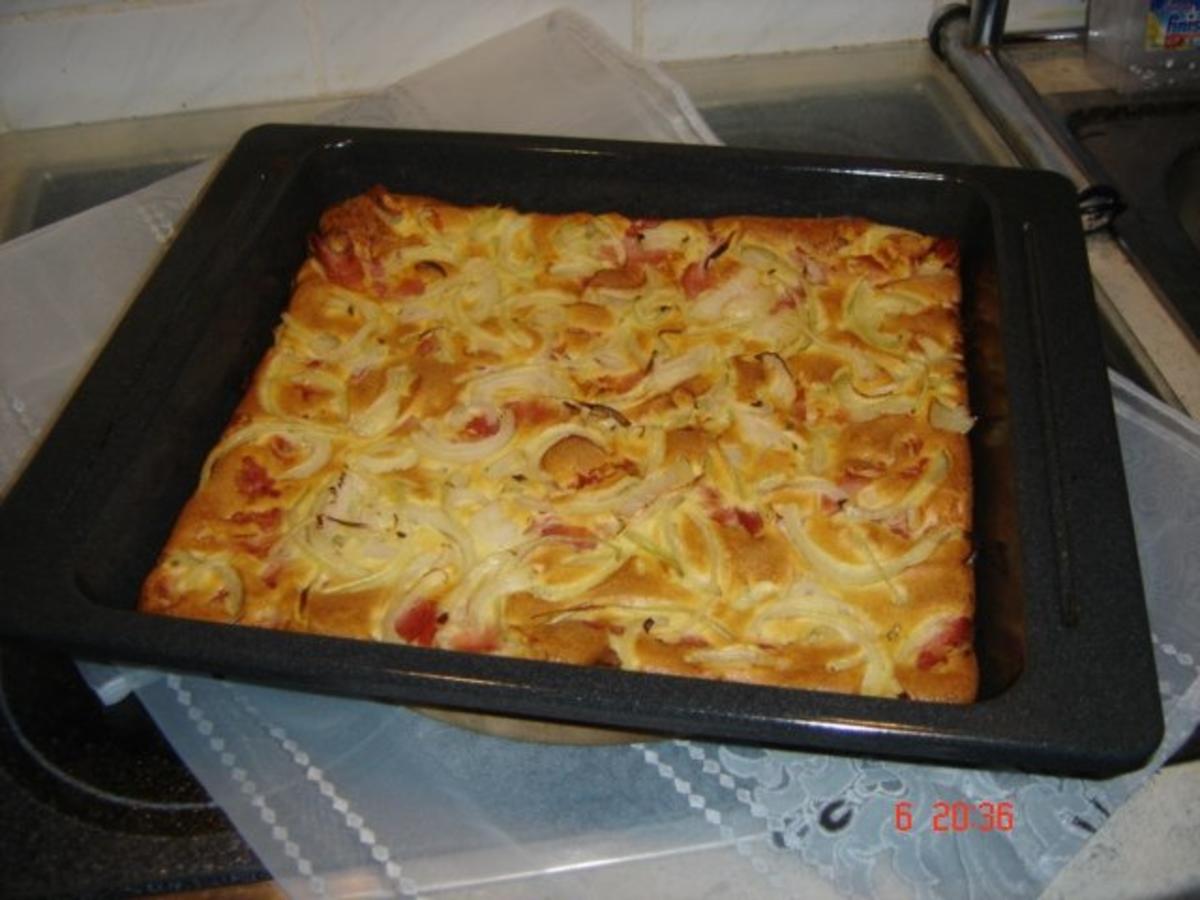 Bilder für Speckpfannkuchen vom Blech - Rezept