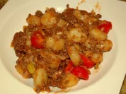 Schnelle Gnocchi-Hackfleisch-Pfanne - Rezept