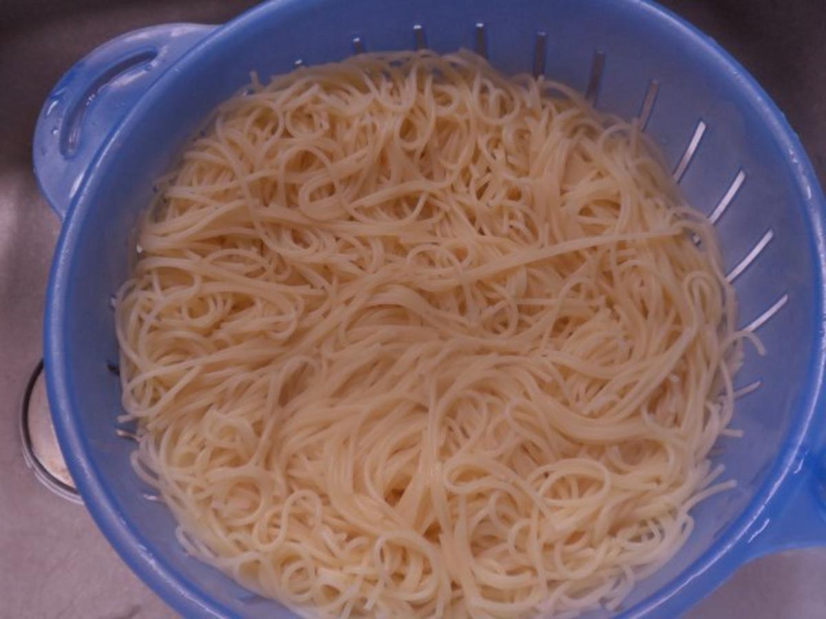 Ofengerichte: Spaghetti-Auflauf mit zweierlei Käse, Cabanossi und Erbsen - Rezept - Bild Nr. 7
