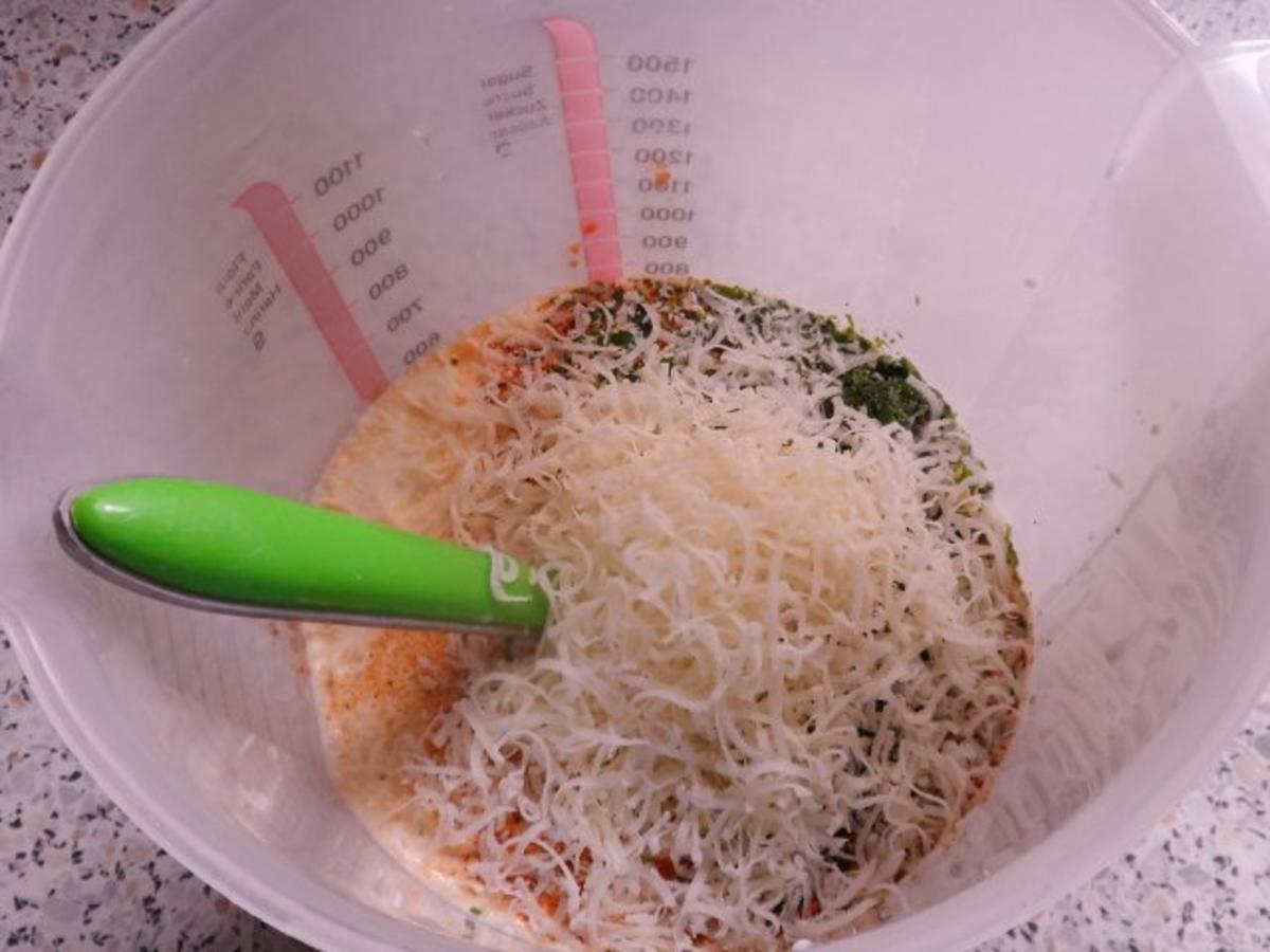 Ofengerichte: Spaghetti-Auflauf mit zweierlei Käse, Cabanossi und Erbsen - Rezept - Bild Nr. 5