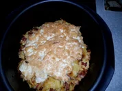 Bandnudel-Auflauf mit Schinken - Rezept