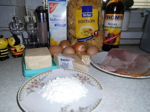 Bandnudel-Auflauf mit Schinken - Rezept - Bild Nr. 2