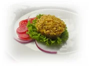 Quinoa-Hackfleisch-Muffins mit Cornflakes-Streusel - Rezept