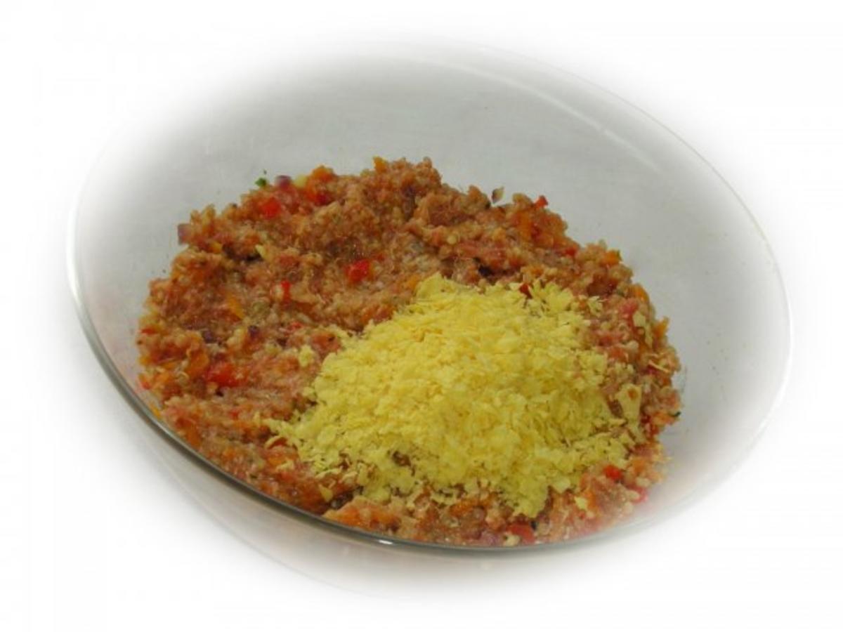 Quinoa-Hackfleisch-Muffins mit Cornflakes-Streusel - Rezept - Bild Nr. 12