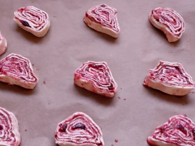 Blätterteig: Kirsch-Kokos-Schnecken mit Schokolade - Rezept - Bild Nr. 13