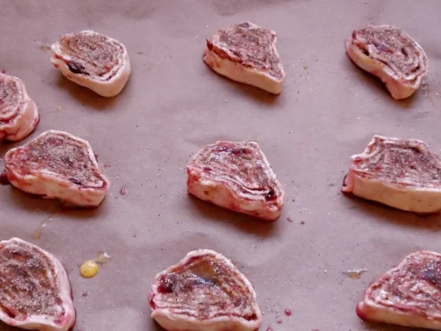 Blätterteig: Kirsch-Kokos-Schnecken mit Schokolade - Rezept - Bild Nr. 15