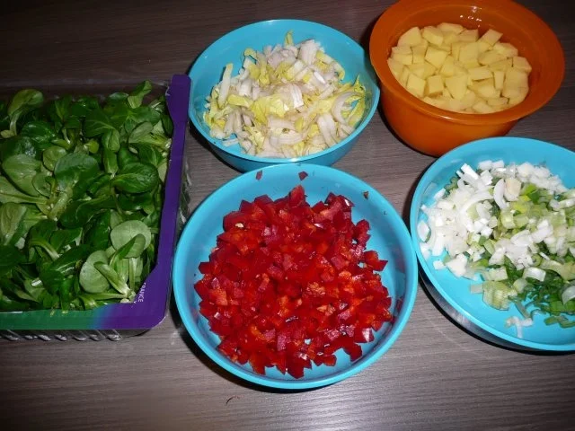 Kabeljau im Haslnuss - Panko -  Mantel an Kartoffelsalat. - Rezept - Bild Nr. 2