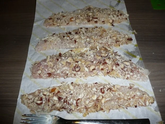 Kabeljau im Haslnuss - Panko -  Mantel an Kartoffelsalat. - Rezept - Bild Nr. 7