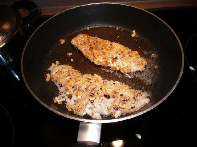 Kabeljau im Haslnuss - Panko -  Mantel an Kartoffelsalat. - Rezept - Bild Nr. 8