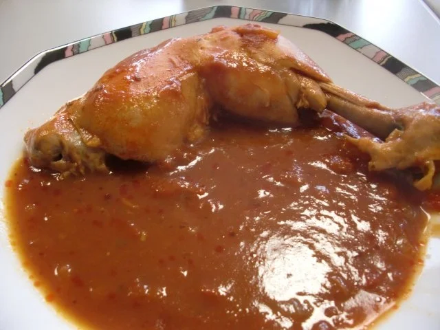 Rezept: Cola - Hähnchenschenkel Cola - Hähnchenschenkel - Rezept