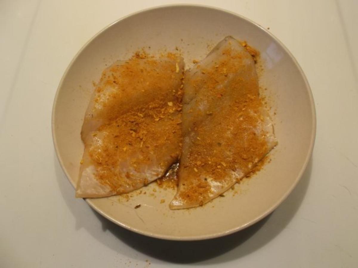 Fisch: Chakalaka-Zander mit gedämpften Gemüse - Rezept - Bild Nr. 4