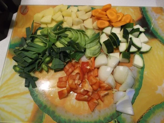 Fisch: Chakalaka-Zander mit gedämpften Gemüse - Rezept - Bild Nr. 7