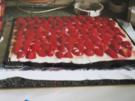 Erdbeerkuchen mit Vanillepudding - Rezept