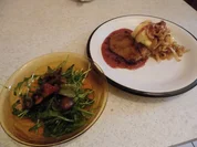 Leber mit Preiselbeer Soße an Kartoffelstampf - Rezept