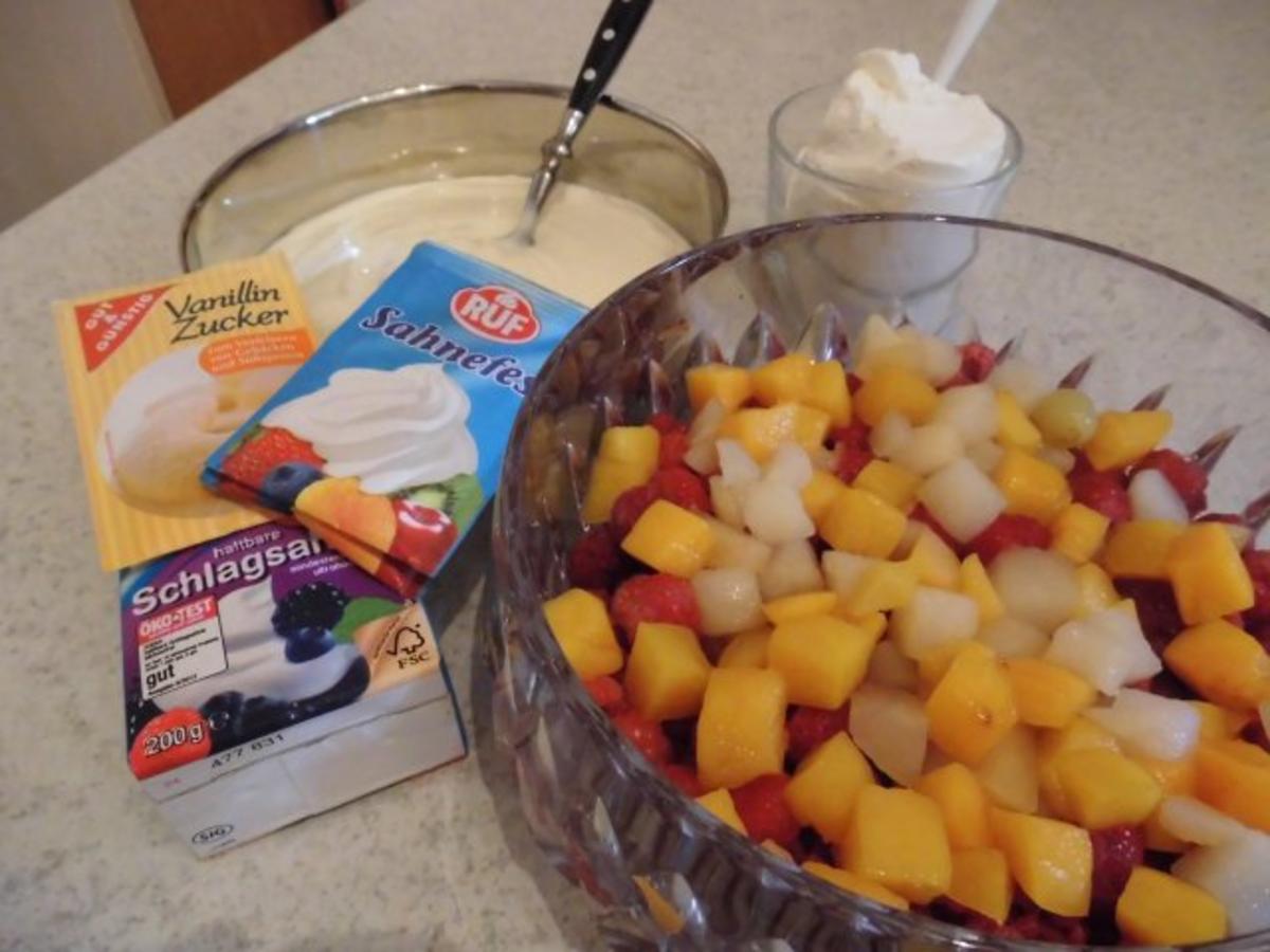Joghurtcreme mit Frucht und brauner Haube - Rezept - Bild Nr. 2