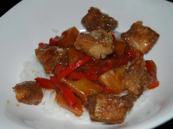 Seelachsfilet süß-sauer - Rezept