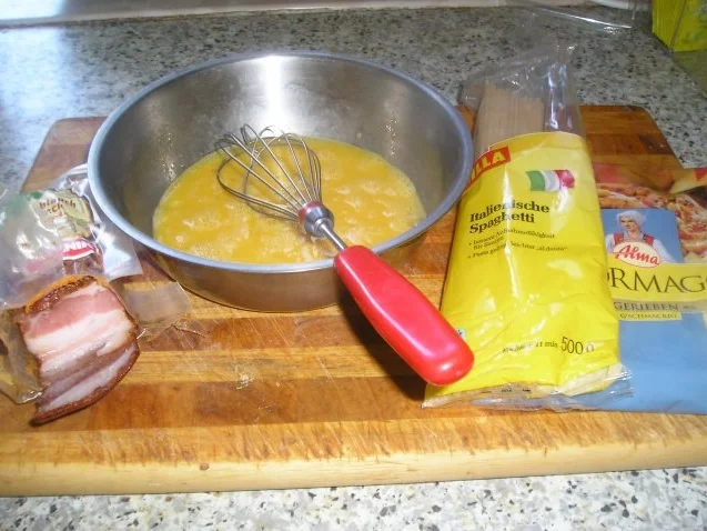 Rezept: Spaghetti carbonara Bild Nr. 2 Spaghetti carbonara - Rezept - Bild Nr. 2