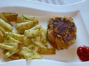 Sauerkrautfrikadellen mit Kräuternudeln - Rezept