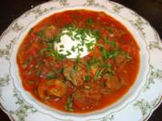 Paprika-Zwiebel-Gulasch - Rezept