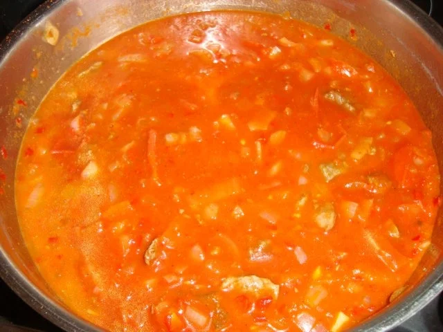 Rezept: Paprika-Zwiebel-Gulasch Bild Nr. 6 Paprika-Zwiebel-Gulasch - Rezept - Bild Nr. 6